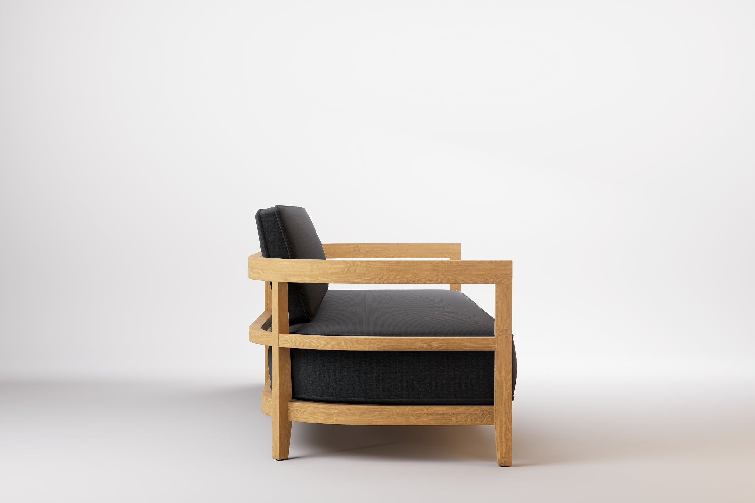 Rome Outdoor Sofa 3 Seat Teak
