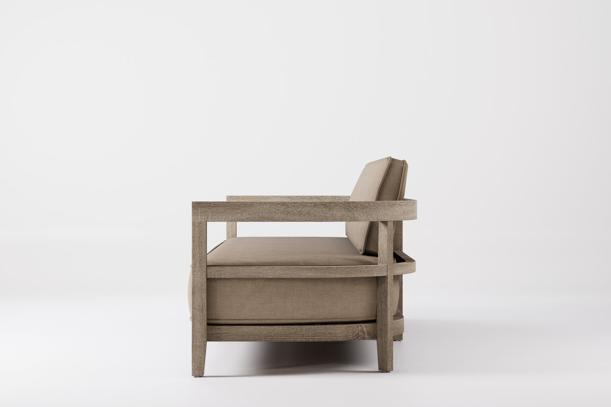 Rome Outdoor Sofa 3 Seat Teak