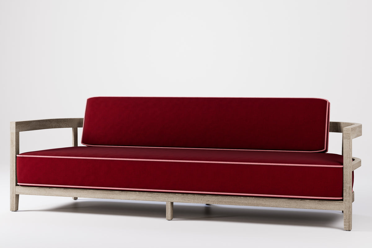 Rome Outdoor 3 Seat Sofa Teak