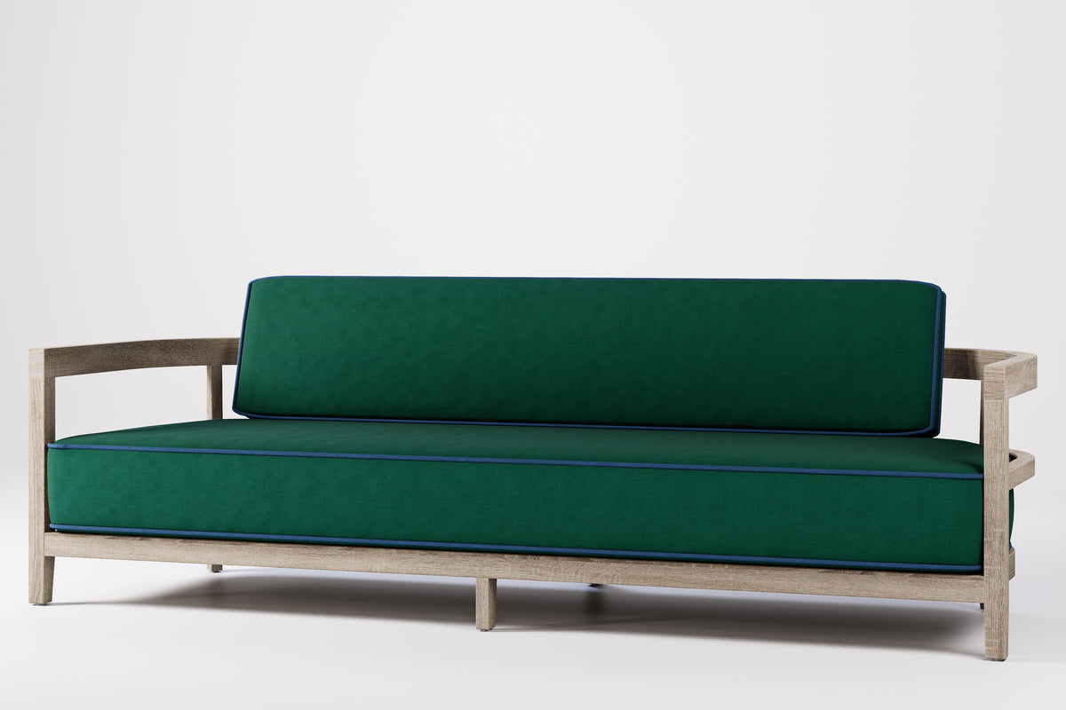 Rome Outdoor 3 Seat Sofa Teak
