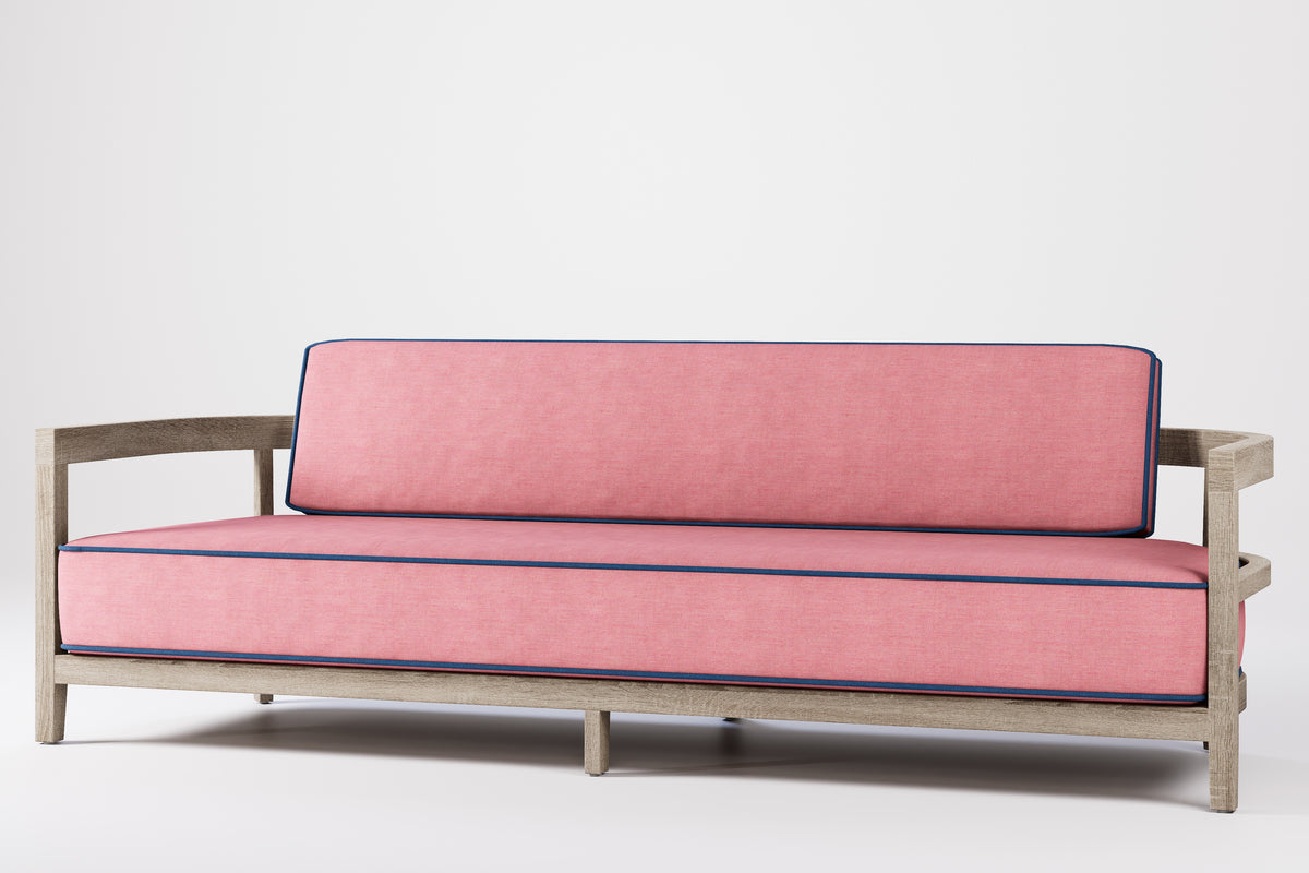 Rome Outdoor 3 Seat Sofa Teak
