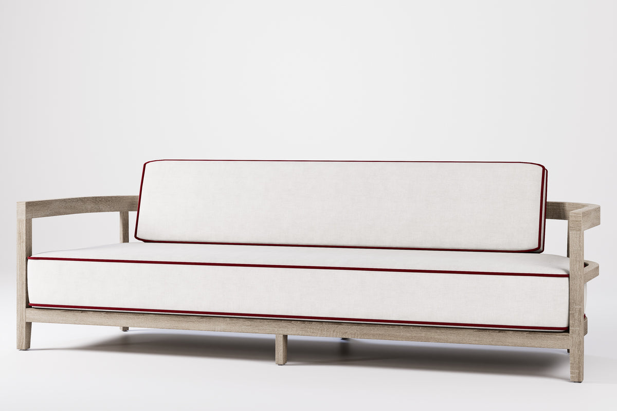 Rome Outdoor 3 Seat Sofa Teak