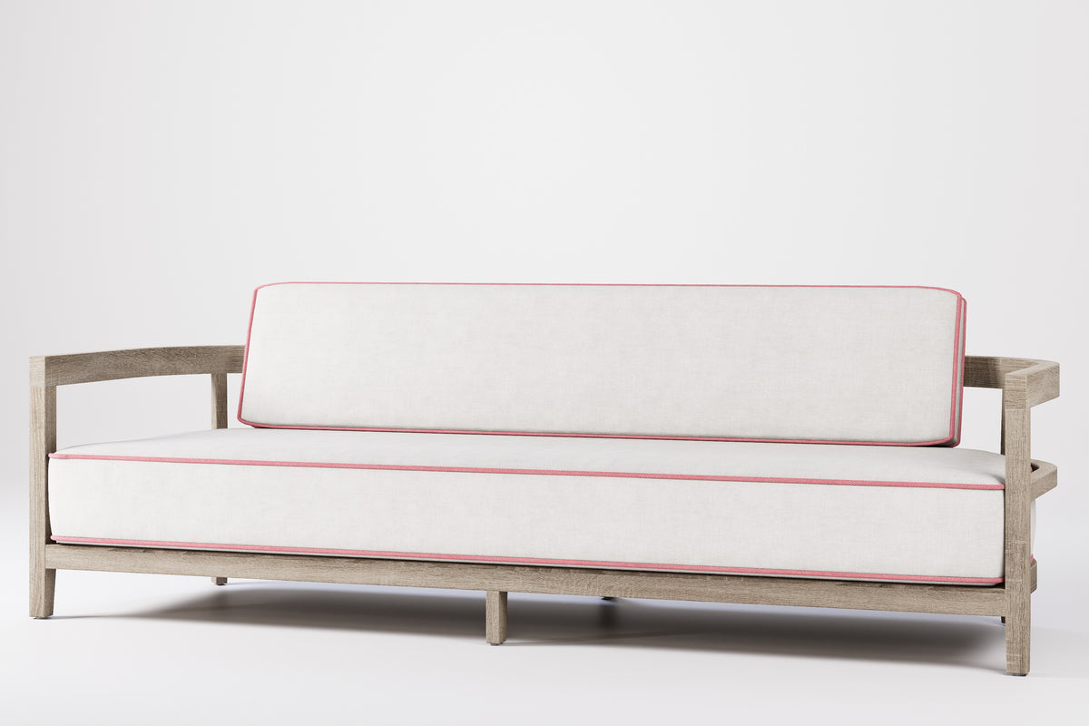 Rome Outdoor 3 Seat Sofa Teak