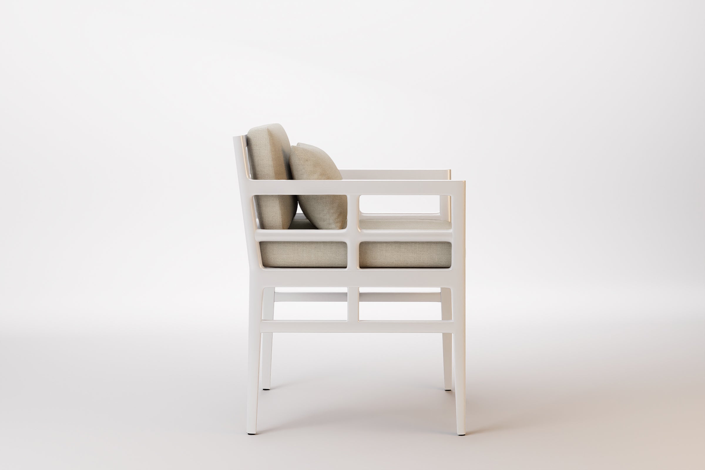 Vienna Outdoor Dining Chair Aluminium