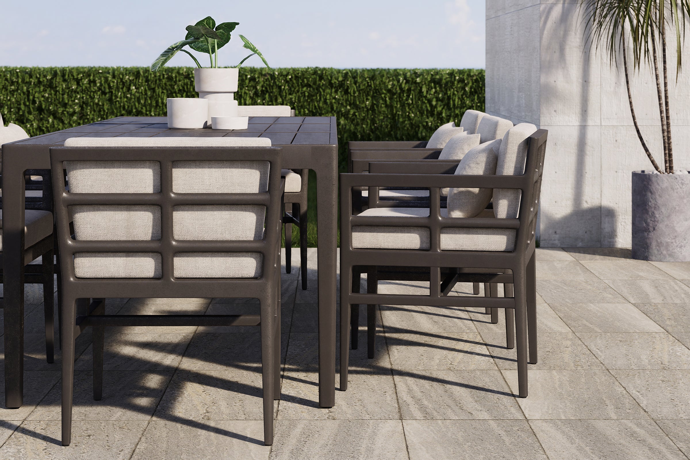 Vienna Outdoor Dining Chair Aluminium
