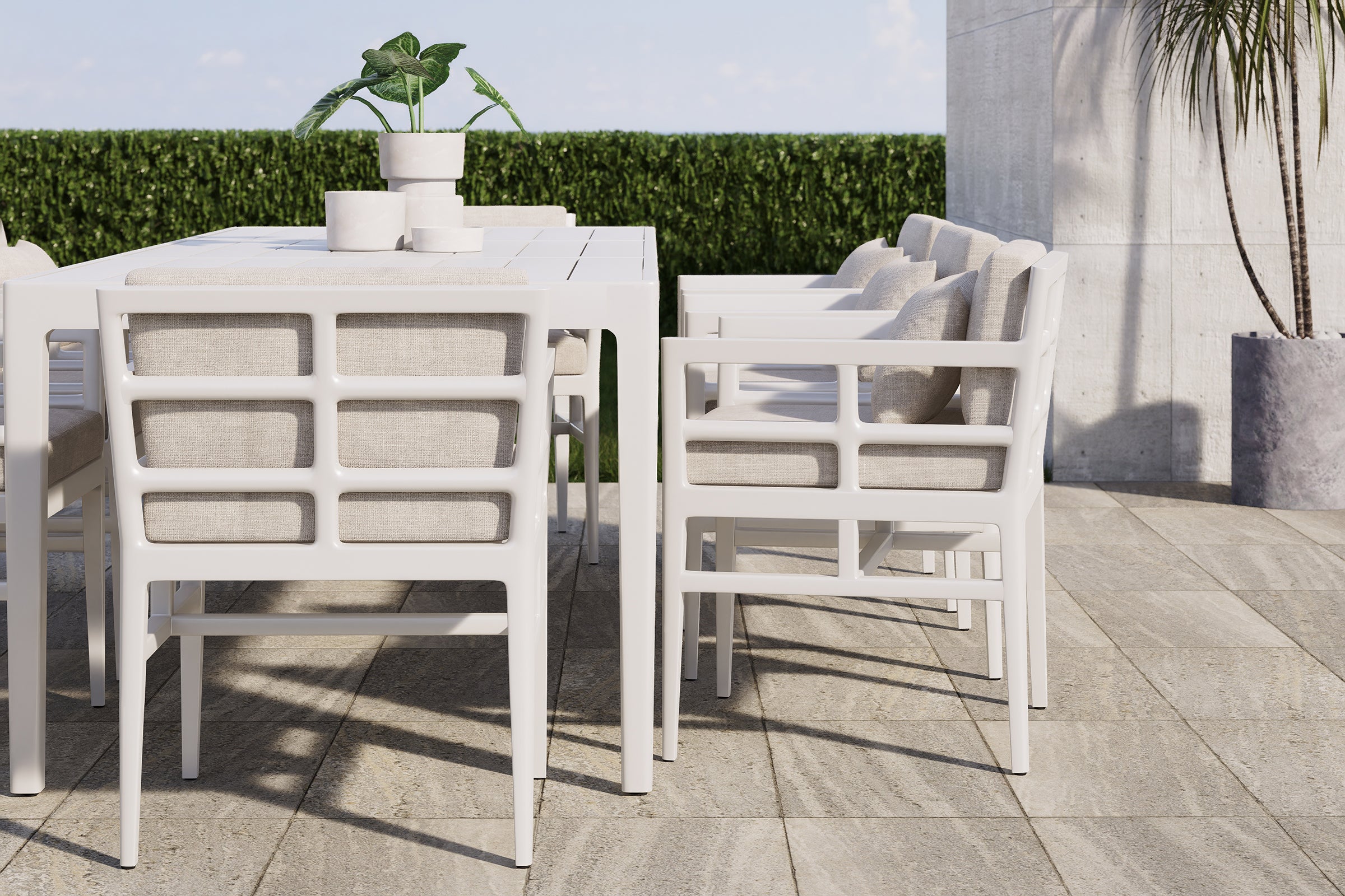 Vienna Outdoor Dining Chair Aluminium