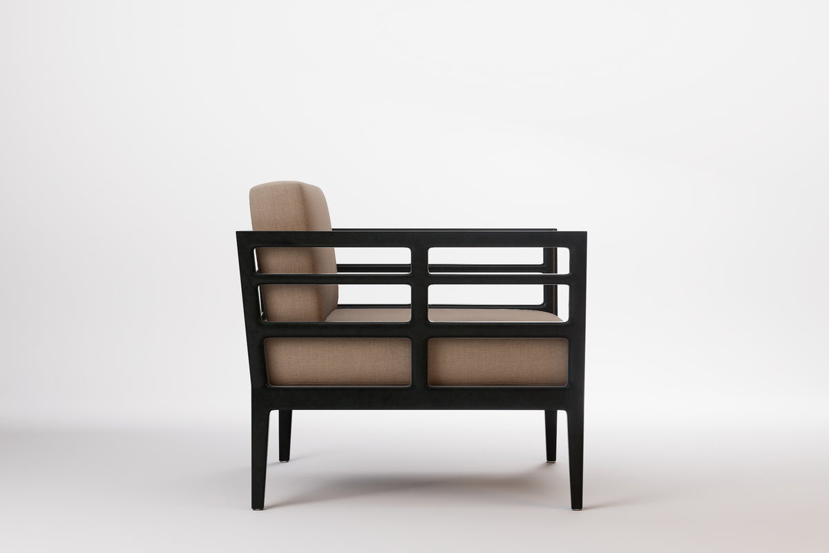 Vienna Outdoor Lounge Armchair Aluminium