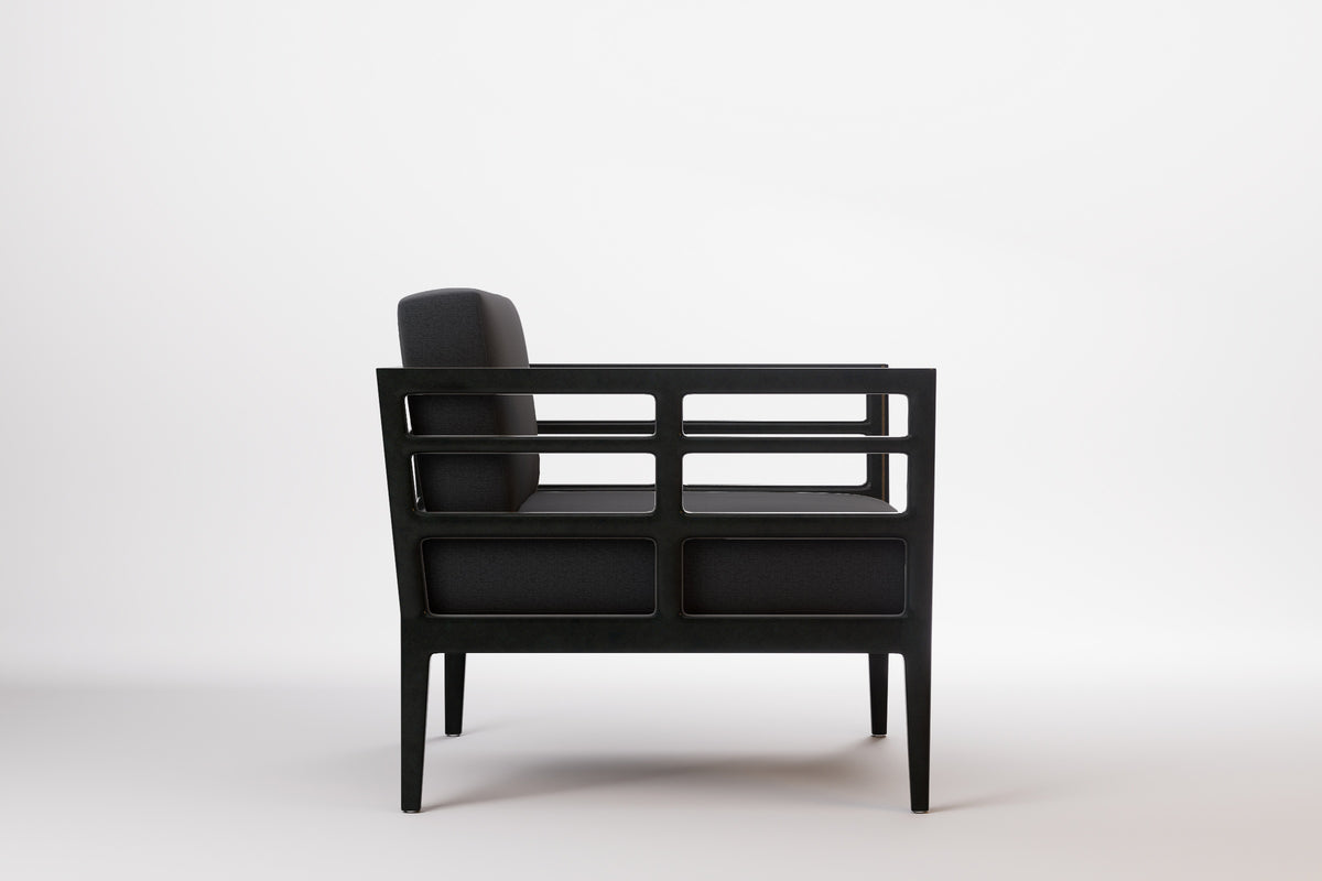 Vienna Outdoor Lounge Armchair Aluminium