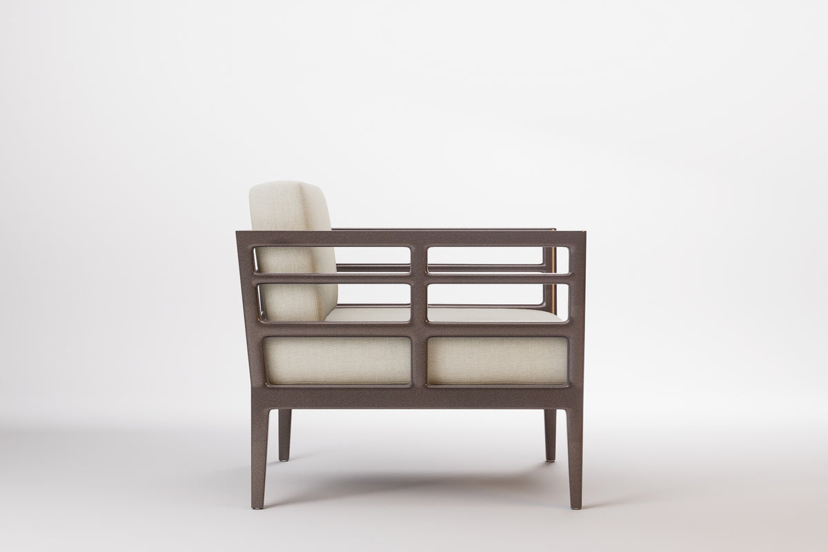 Vienna Outdoor Lounge Armchair Aluminium