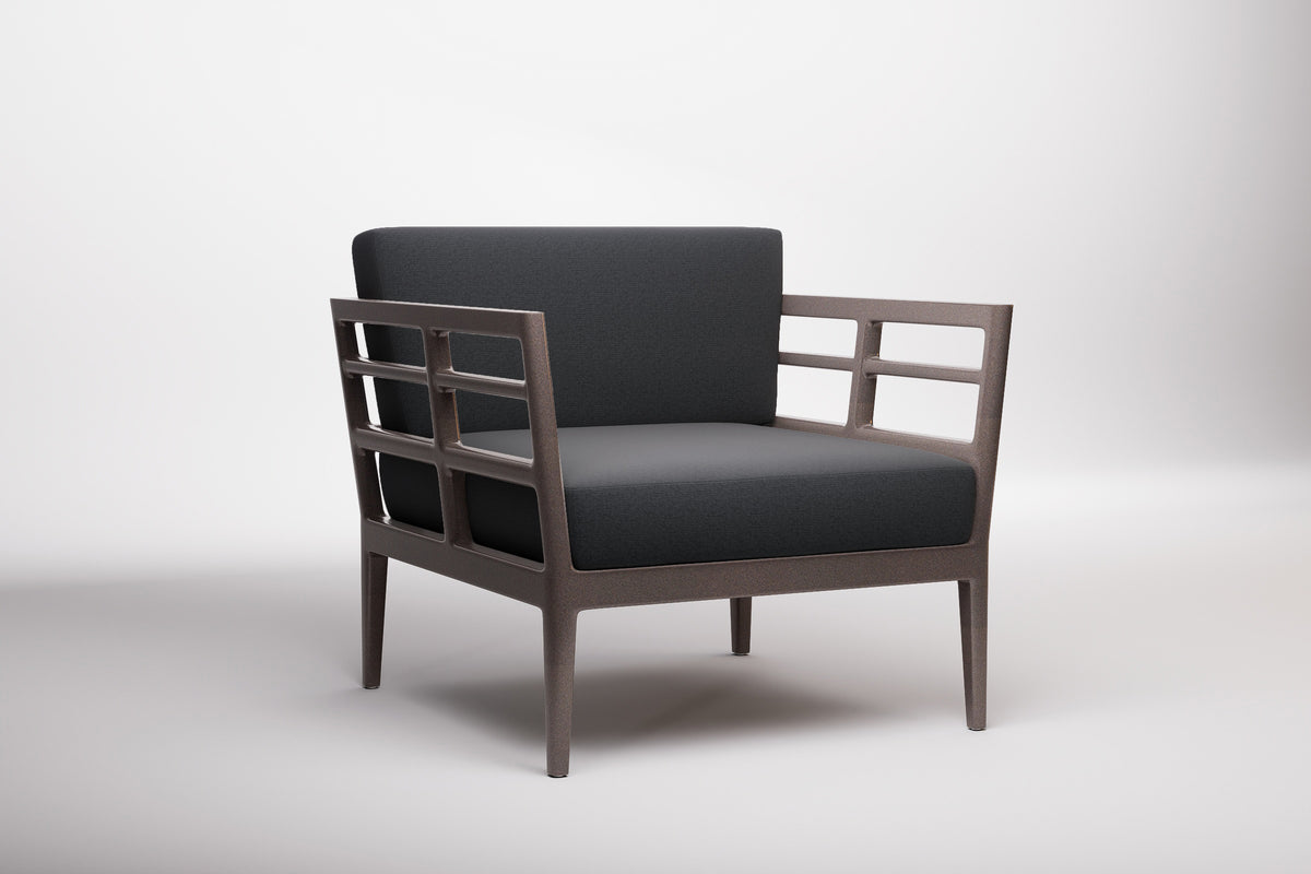 Vienna Outdoor Lounge Armchair Aluminium