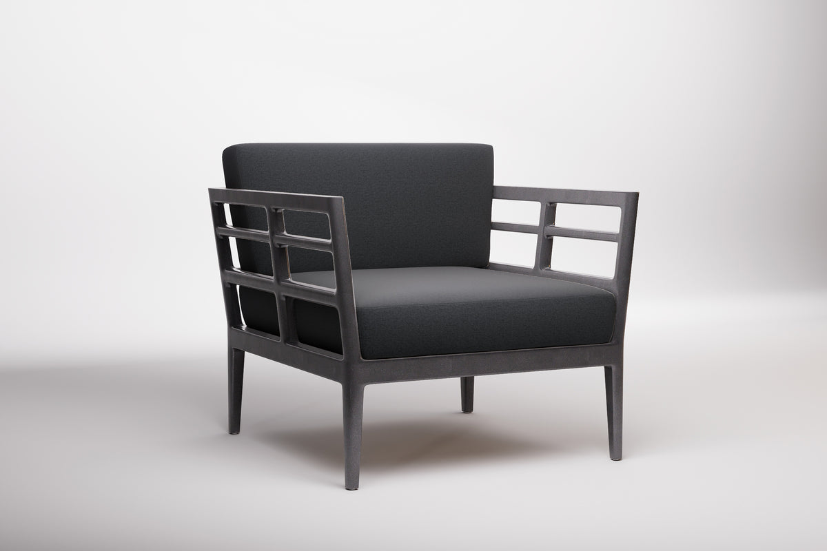 Vienna Outdoor Lounge Armchair Aluminium