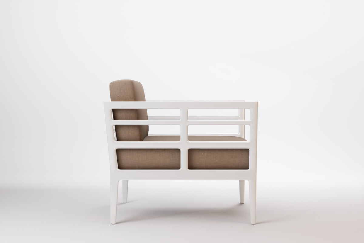 Vienna Outdoor Lounge Armchair Aluminium