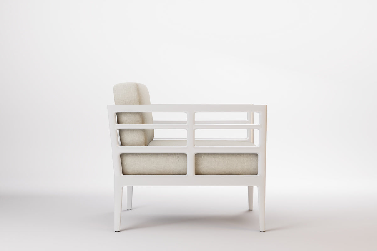 Vienna Outdoor Lounge Armchair Aluminium