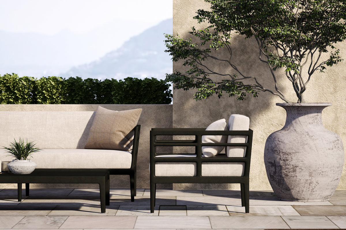 Vienna Outdoor Lounge Armchair Aluminium