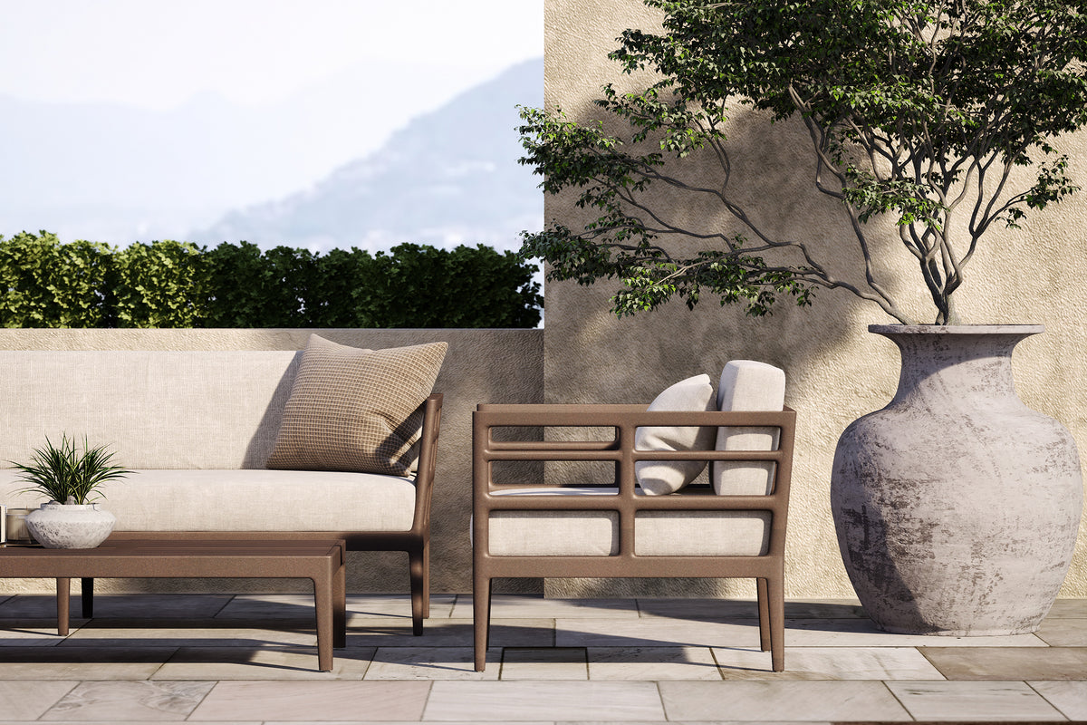 Vienna Outdoor Lounge Armchair Aluminium