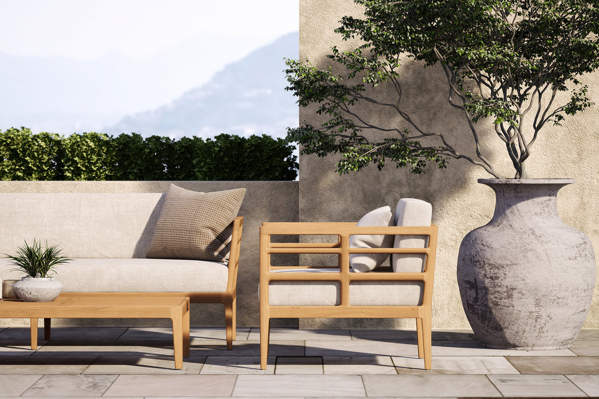 Vienna Outdoor Lounge Armchair Teak