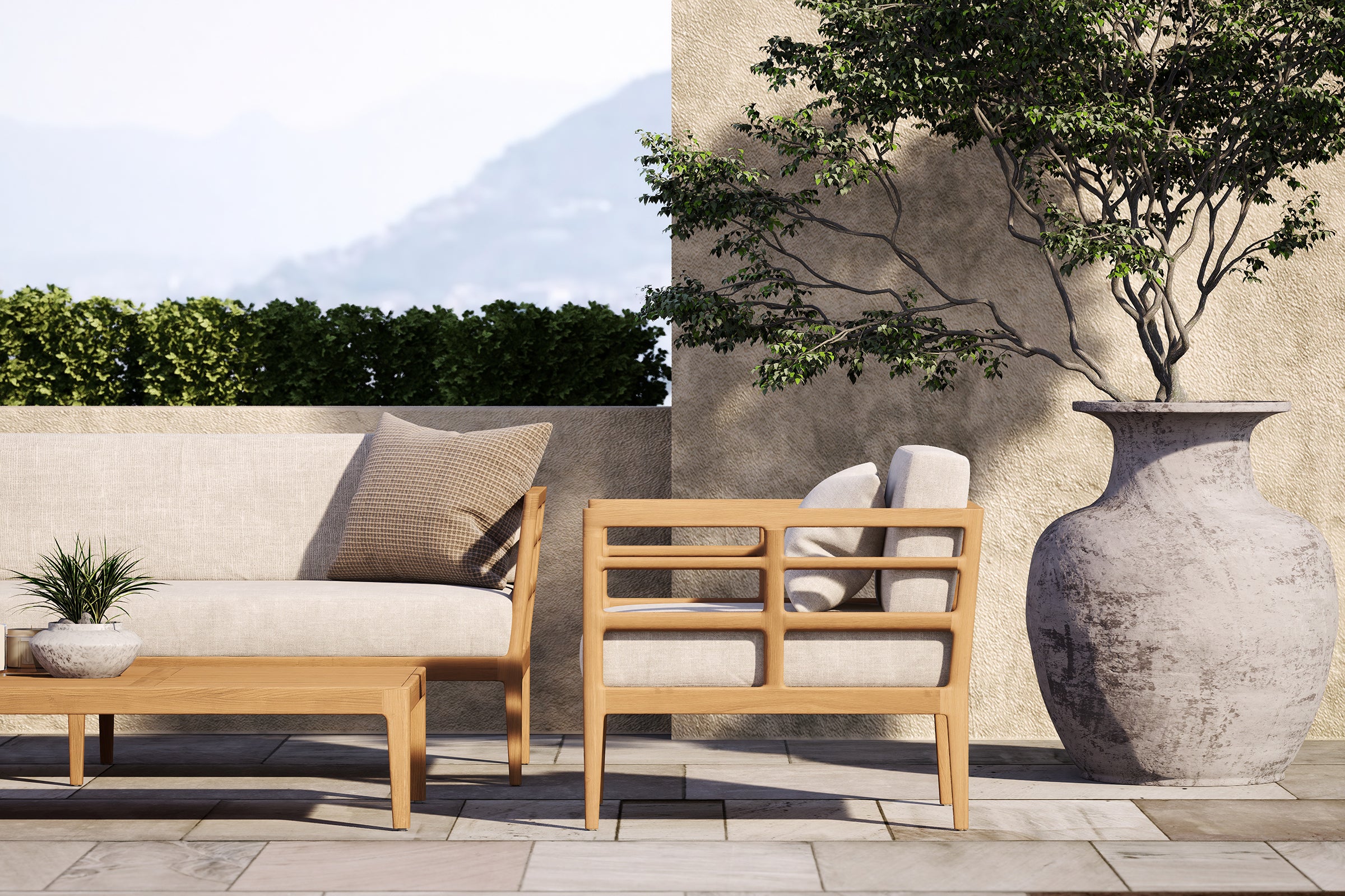 Vienna Outdoor Lounge Armchair Teak