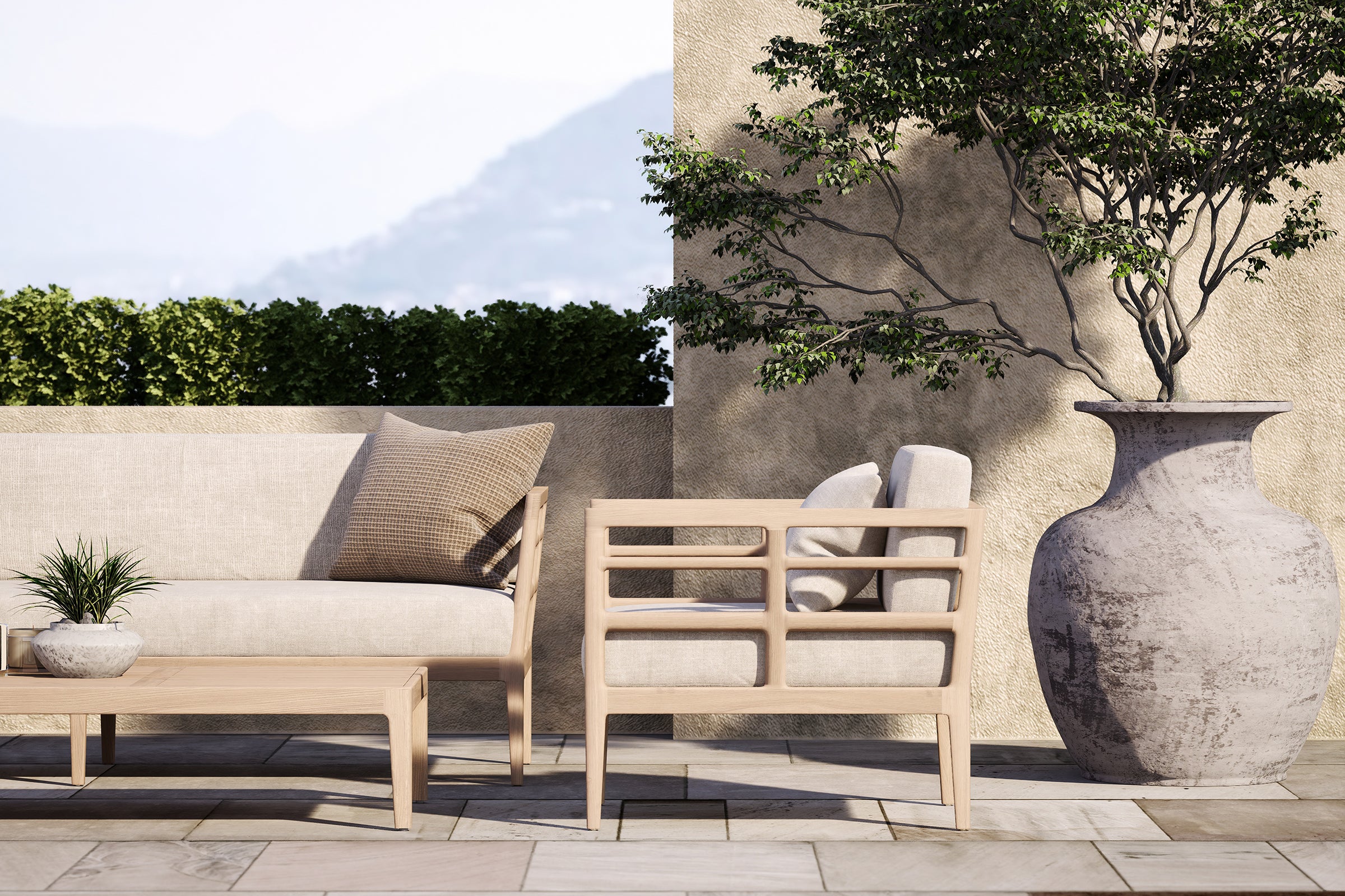 Vienna Outdoor Lounge Armchair Teak