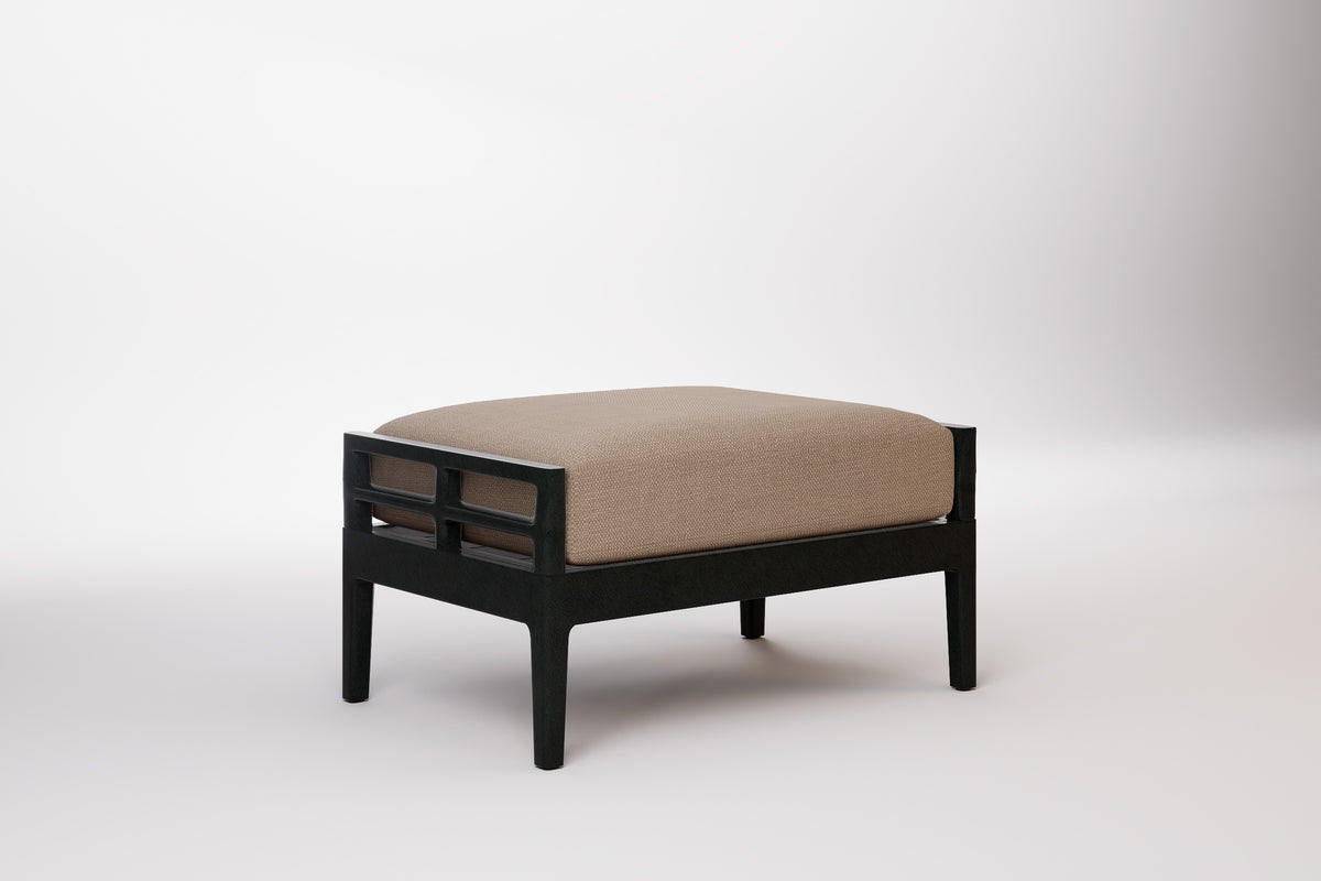 Vienna Outdoor Ottoman Aluminium