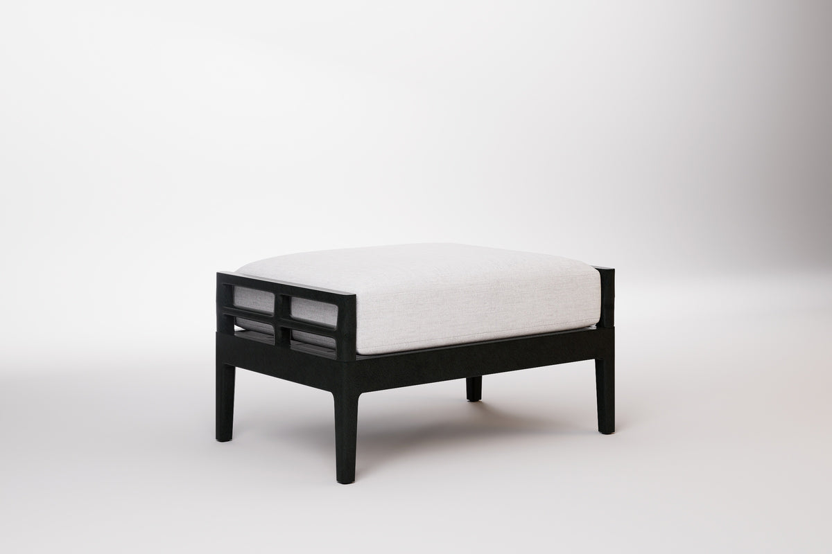 Vienna Outdoor Ottoman Aluminium