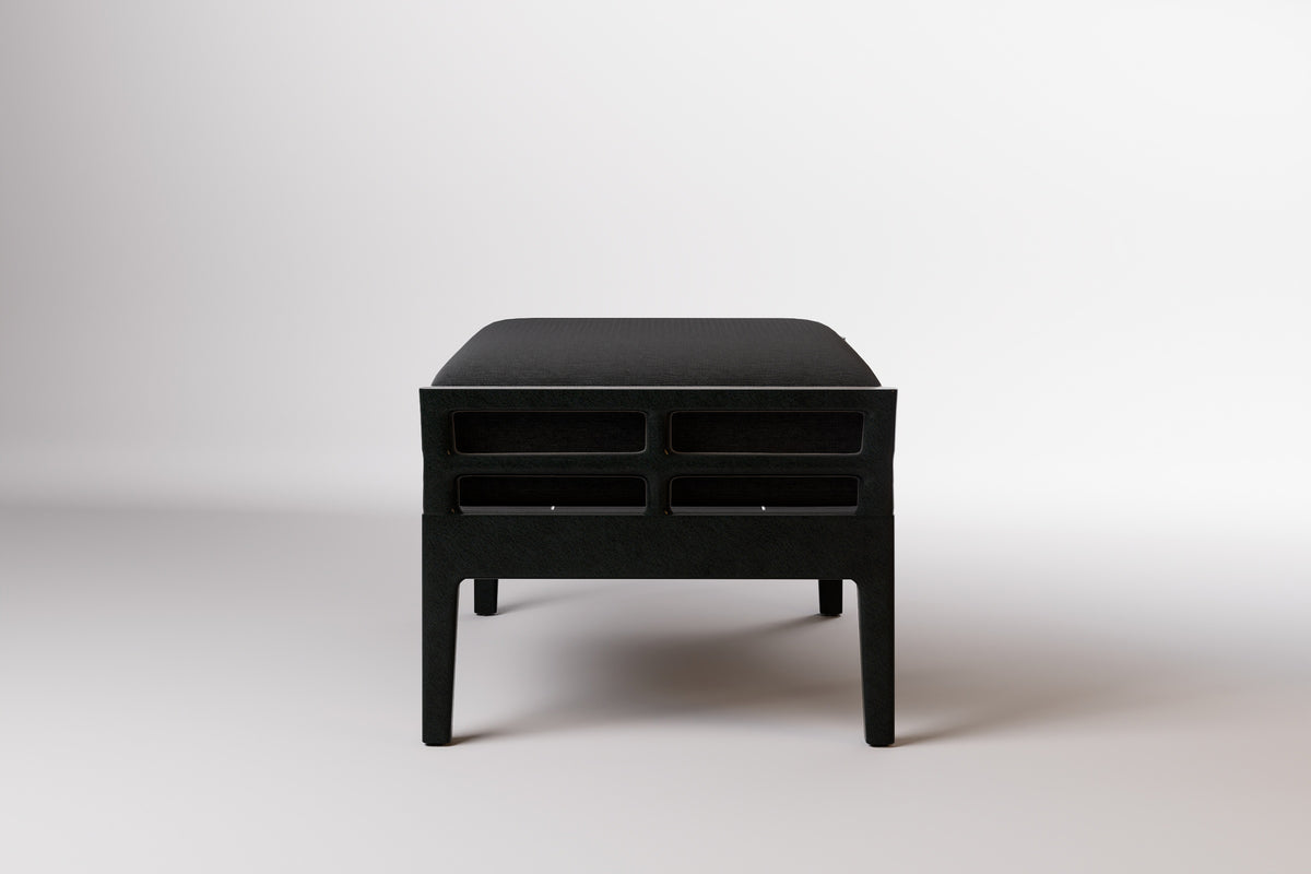 Vienna Outdoor Ottoman Aluminium