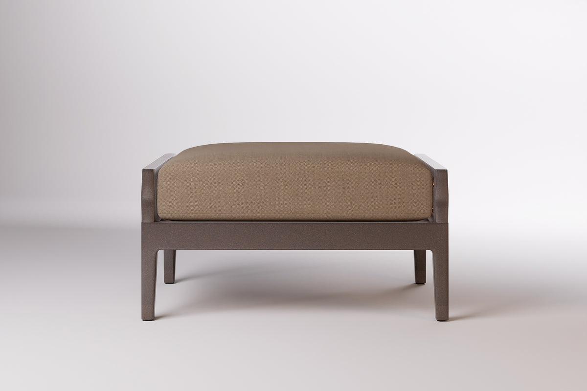 Vienna Outdoor Ottoman Aluminium
