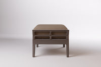 Vienna Outdoor Ottoman Aluminium