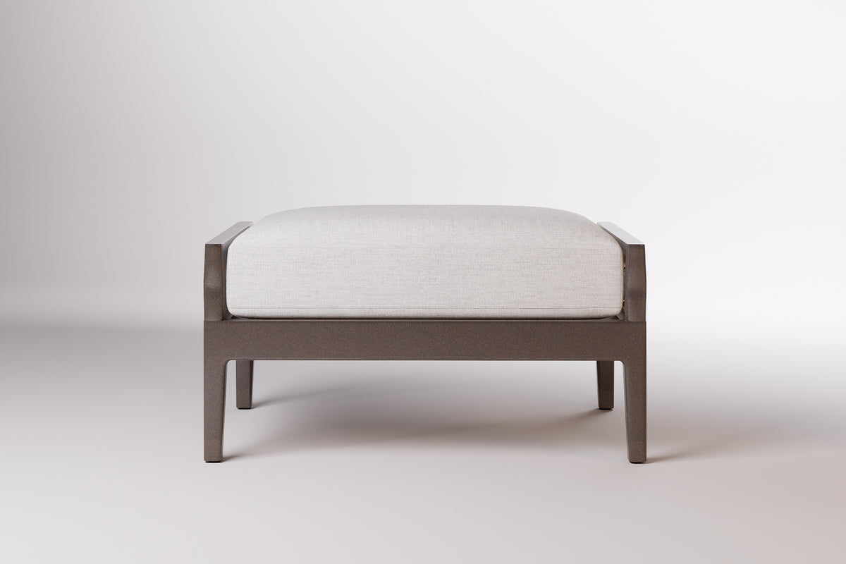 Vienna Outdoor Ottoman Aluminium