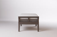 Vienna Outdoor Ottoman Aluminium