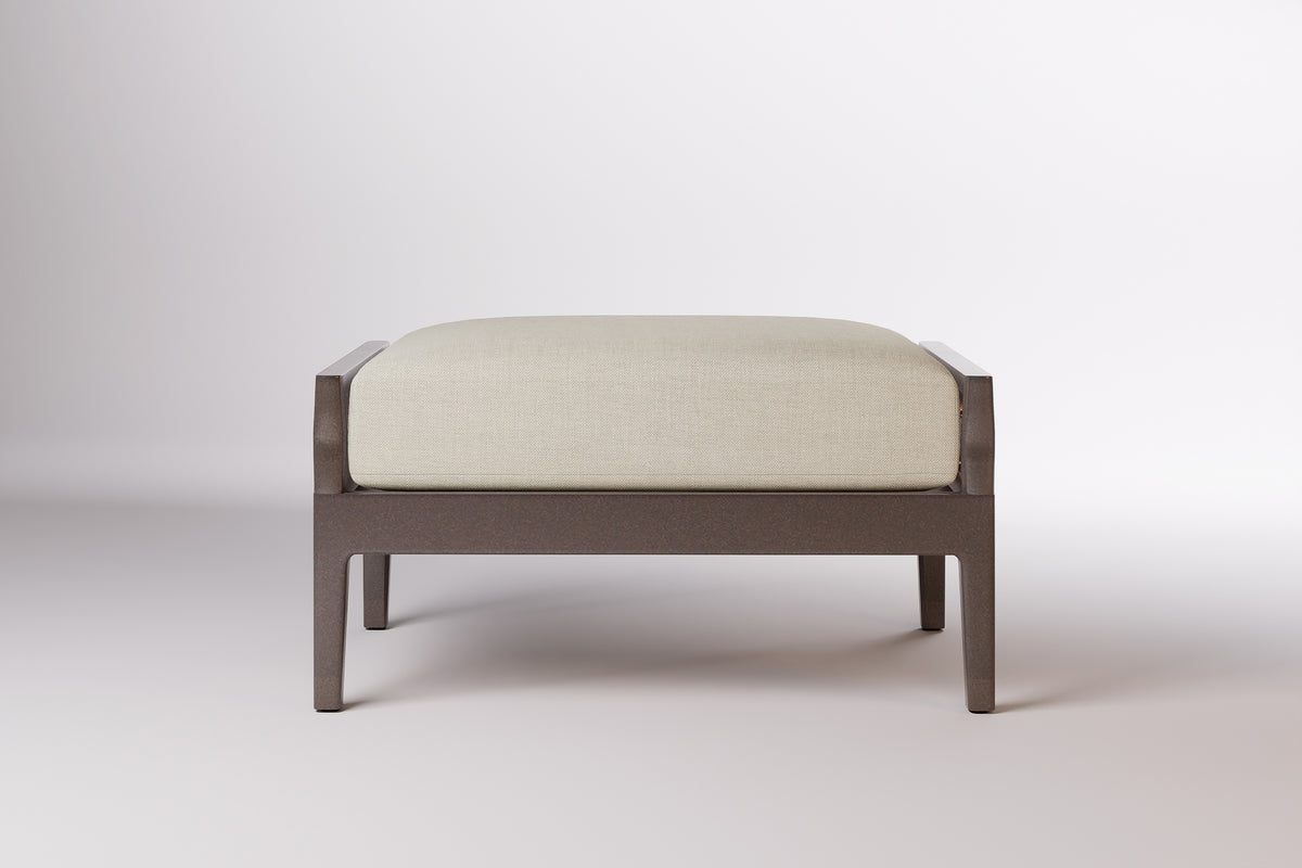 Vienna Outdoor Ottoman Aluminium