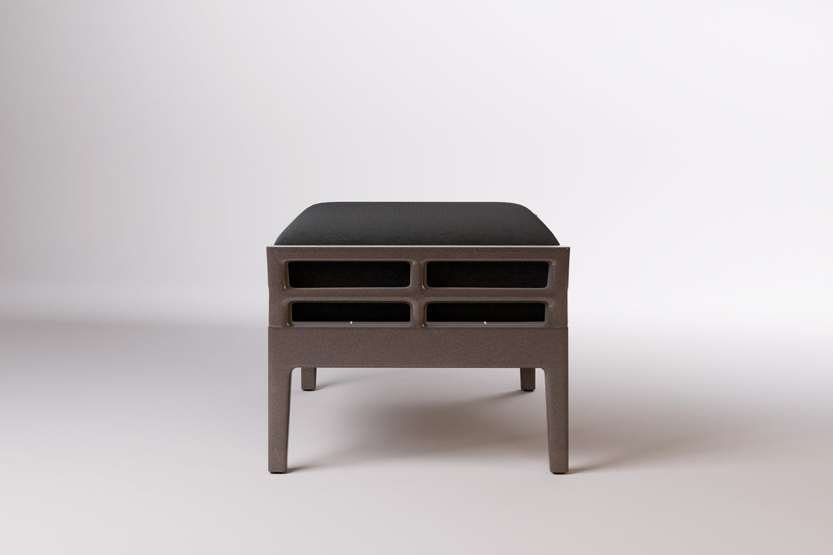 Vienna Outdoor Ottoman Aluminium