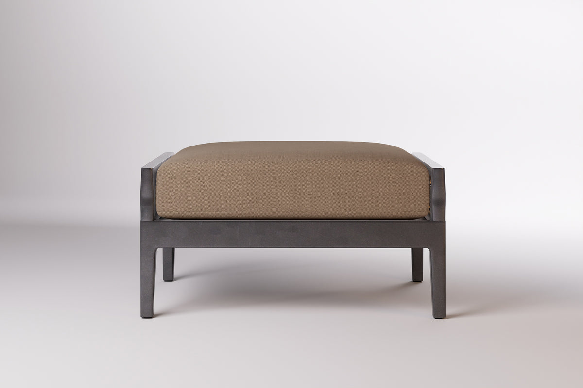 Vienna Outdoor Ottoman Aluminium