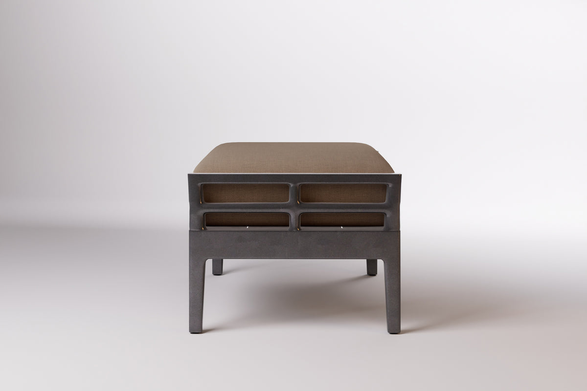 Vienna Outdoor Ottoman Aluminium