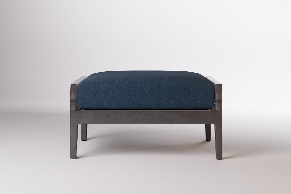Vienna Outdoor Ottoman Aluminium