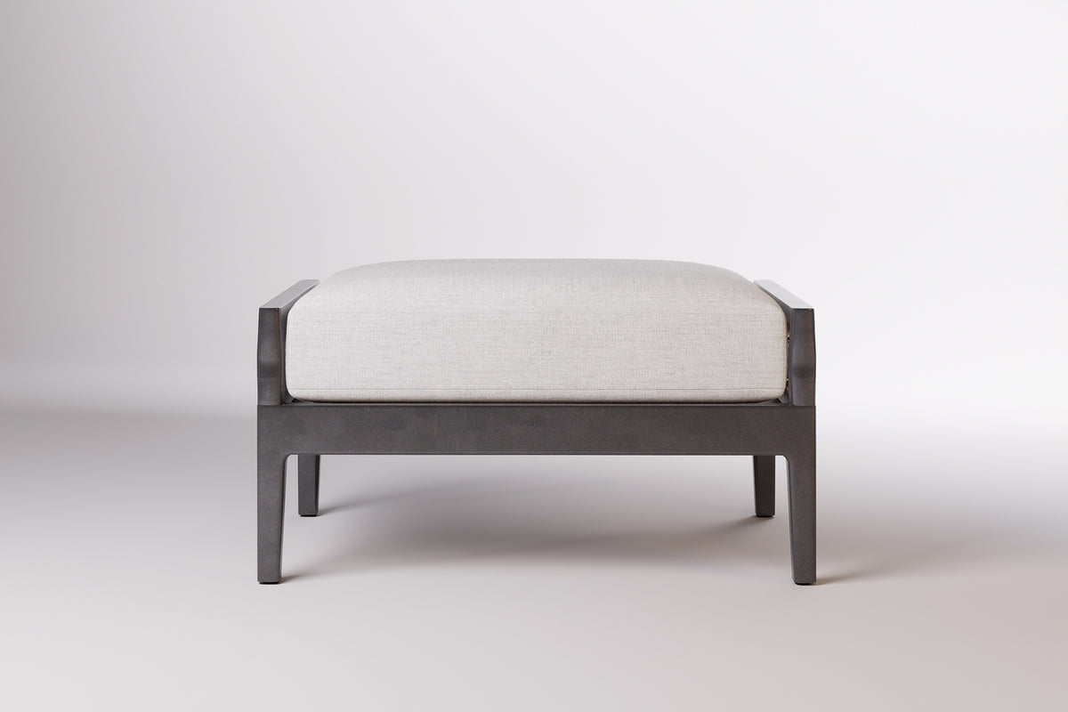 Vienna Outdoor Ottoman Aluminium