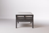 Vienna Outdoor Ottoman Aluminium