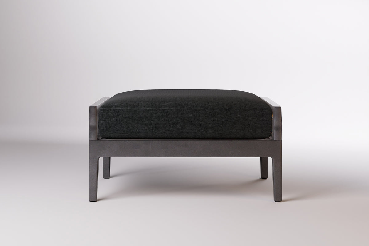 Vienna Outdoor Ottoman Aluminium