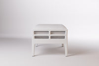 Vienna Outdoor Ottoman Aluminium