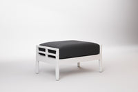 Vienna Outdoor Ottoman Aluminium