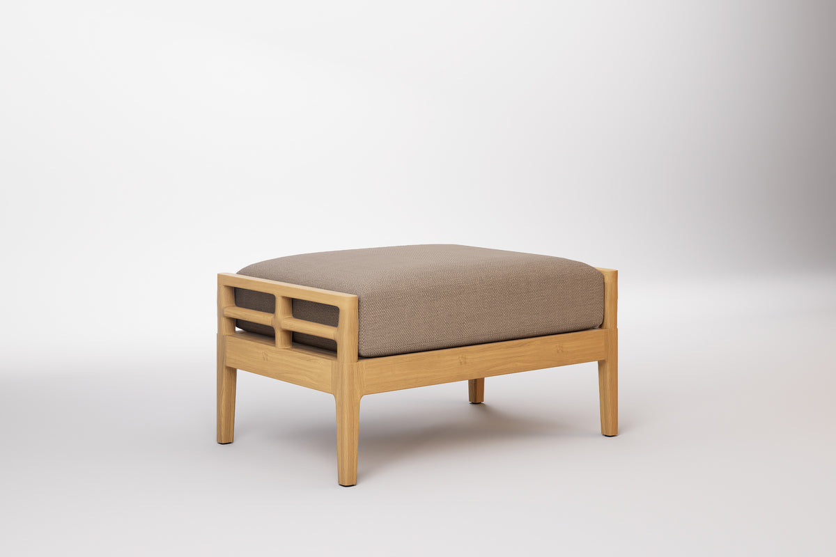 Vienna Outdoor Ottoman Teak