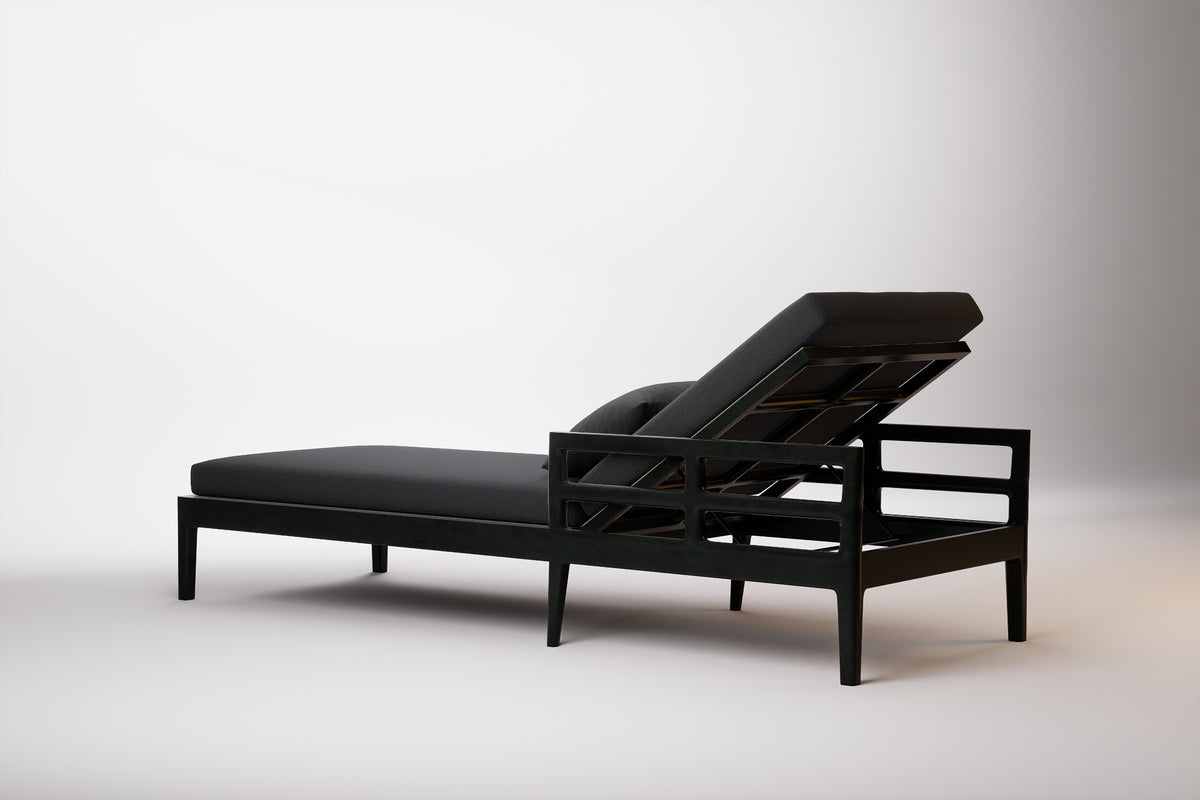Vienna Outdoor Sun Lounge Aluminium