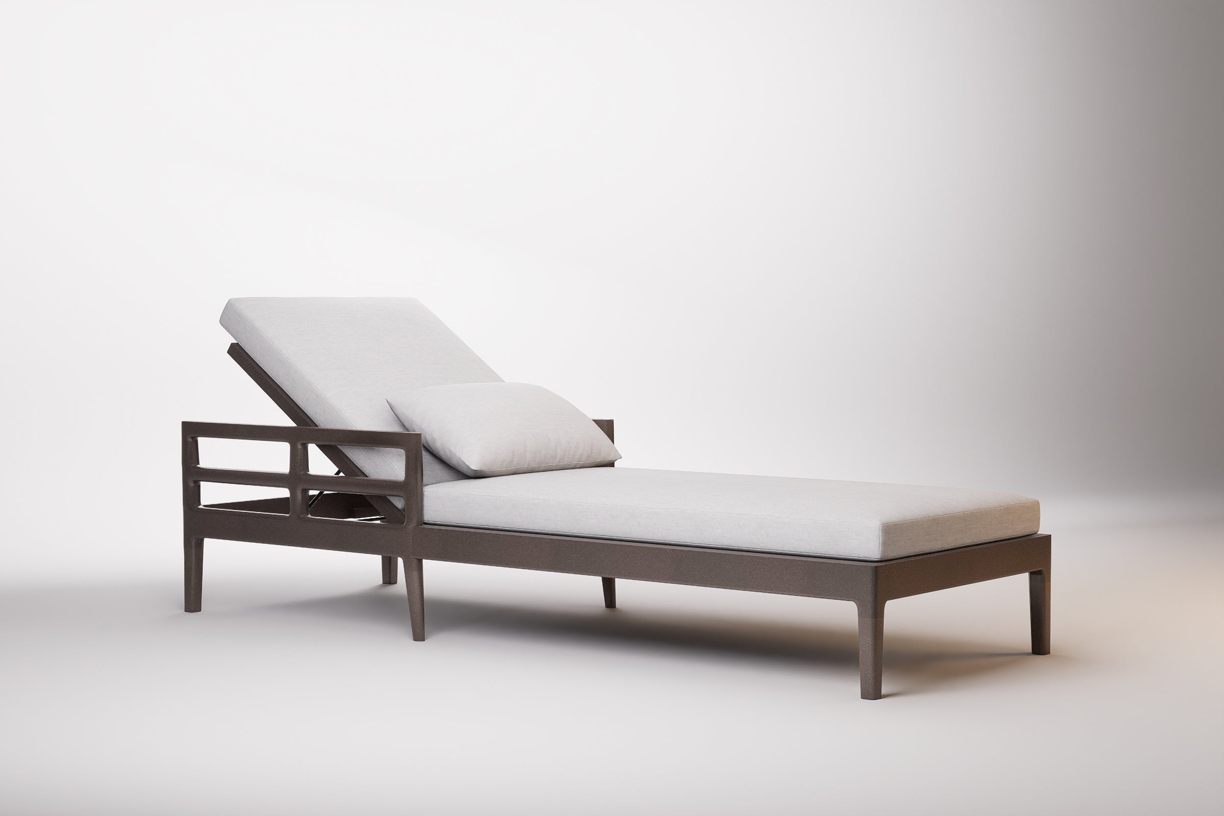 Vienna Outdoor Sun Lounge Aluminium