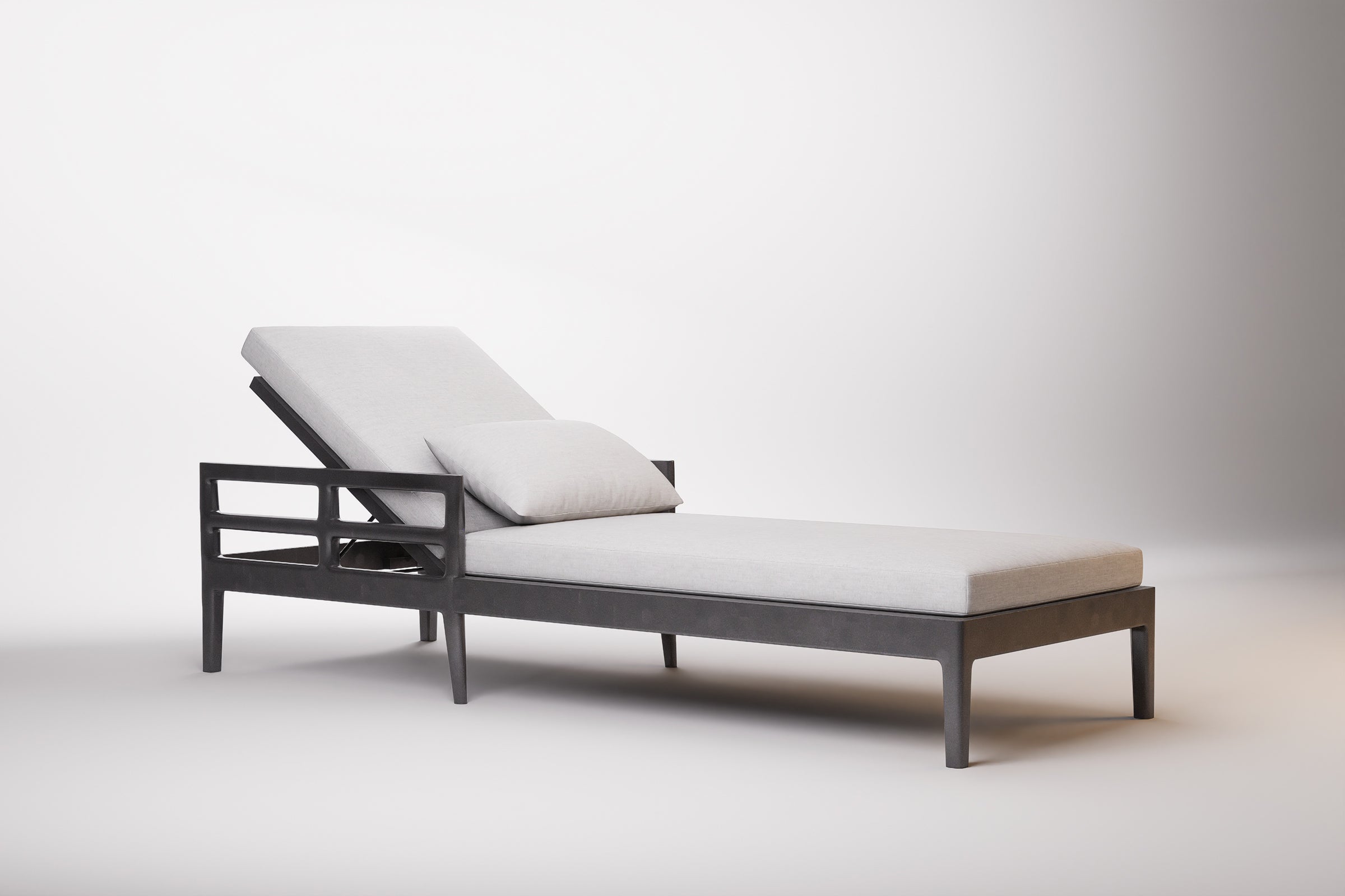 Vienna Outdoor Sun Lounge Aluminium