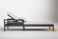 Vienna Outdoor Sun Lounge Aluminium