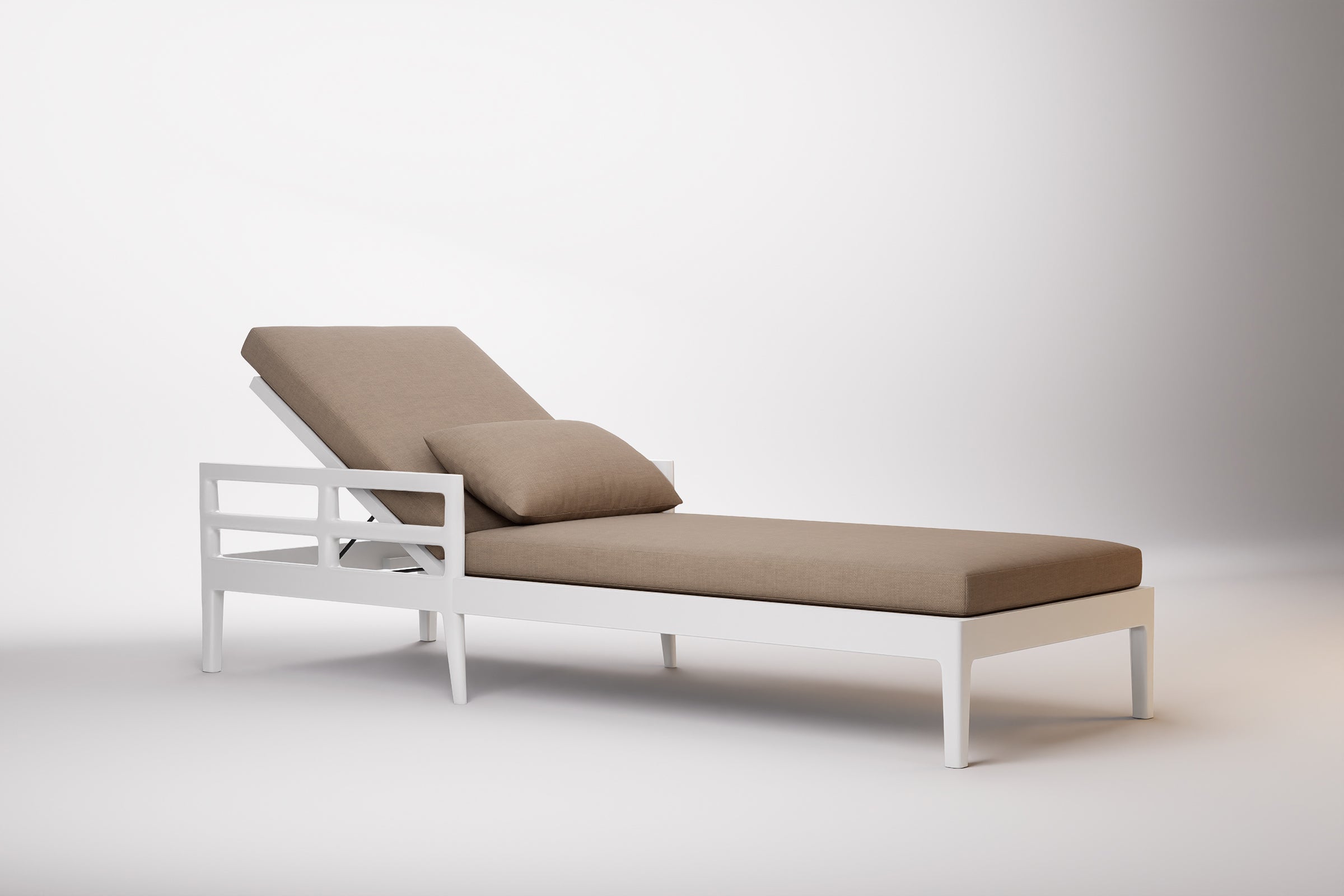 Vienna Outdoor Sun Lounge Aluminium