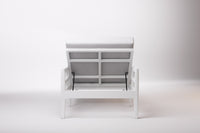 Vienna Outdoor Sun Lounge Aluminium