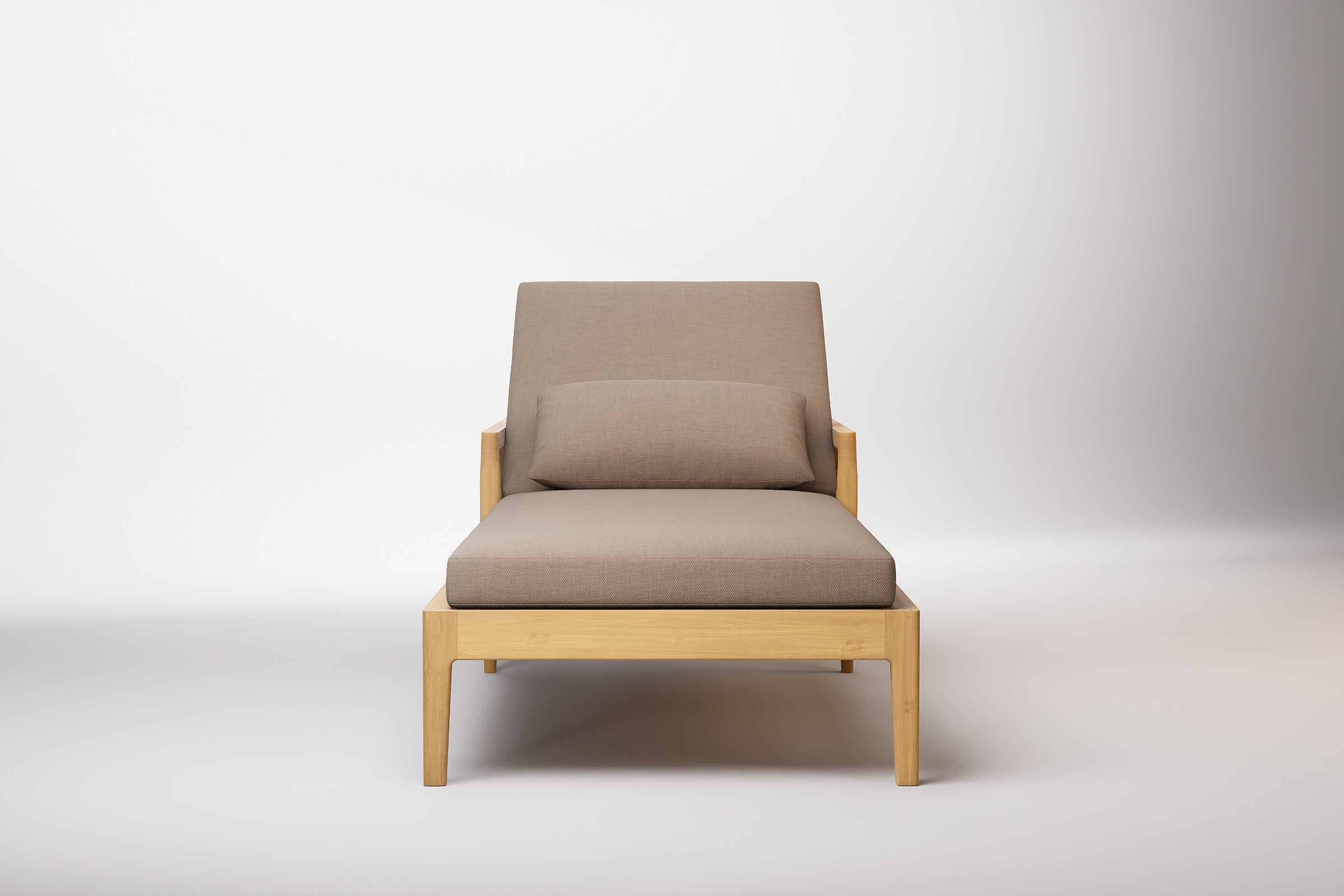 Vienna Outdoor Sun Lounge Teak