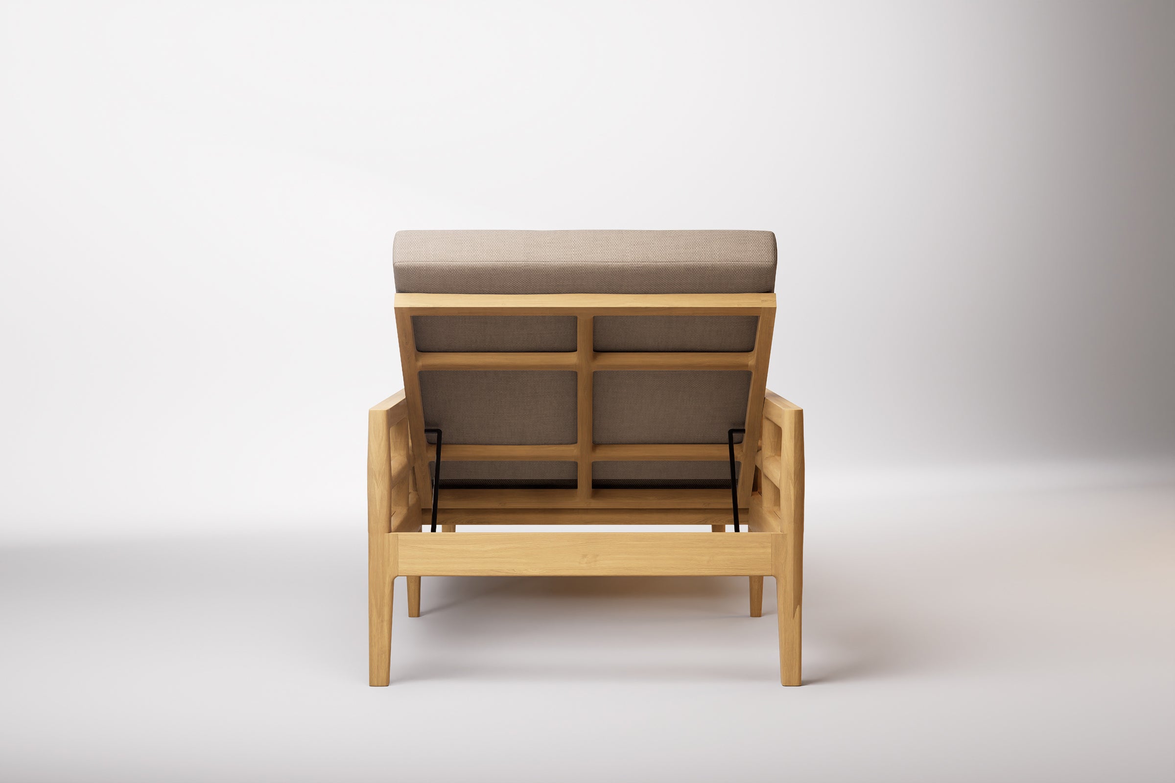 Vienna Outdoor Sun Lounge Teak