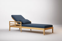 Vienna Outdoor Sun Lounge Teak