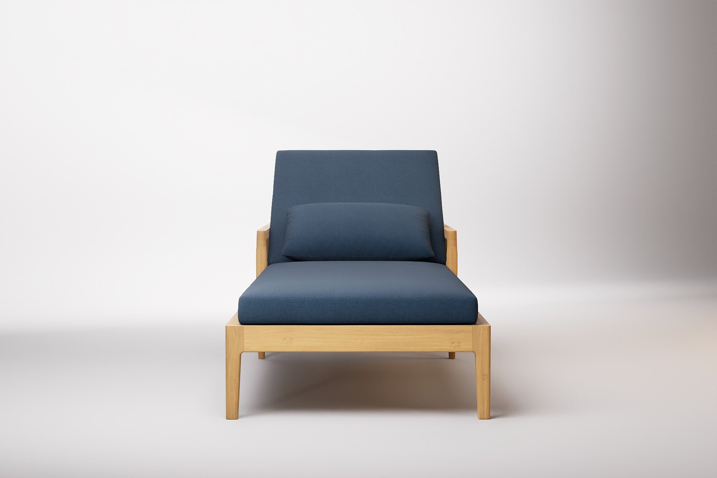 Vienna Outdoor Sun Lounge Teak
